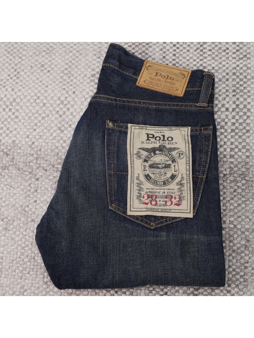 NWT Polo Ralph Lauren Sullivan Slim fit 28x32 Dark Wash Denim